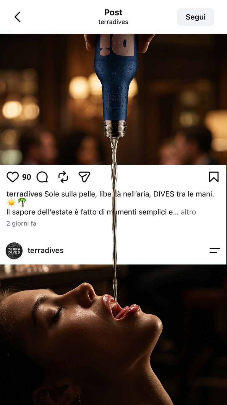 Dives — post Instagram: il sorso